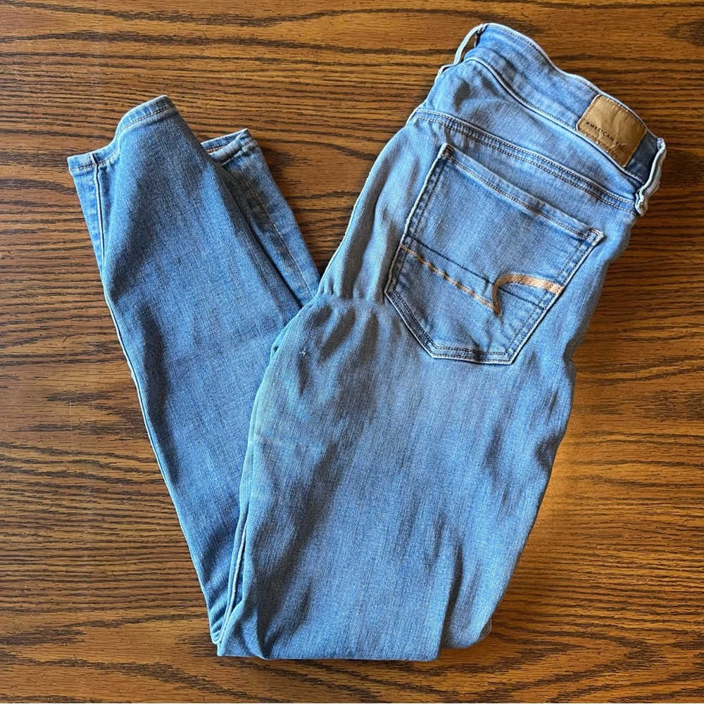 American Eagle Skinny Jeans ‘Next Level Stretch’ Size 6 Light Wash